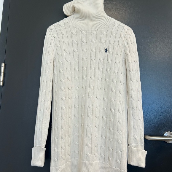Polo Sport Ralph Lauren M GUC cable knit/ fisherman knit turtle neck dress - Picture 10 of 15